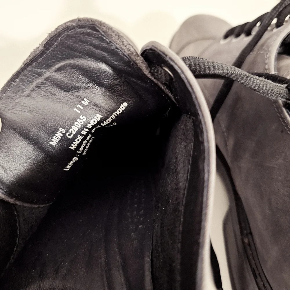 Cole Haan Watson Casual Cap Charcoal Lace-Up Oxfords - Picture 6 of 7